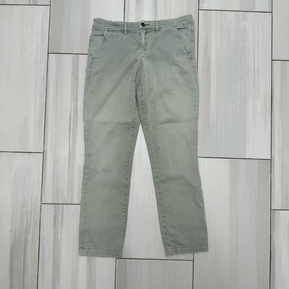 Anthropologie Pilcro & the Letterpress Pants Women's 28 Mint Green Chino - Picture 1 of 7